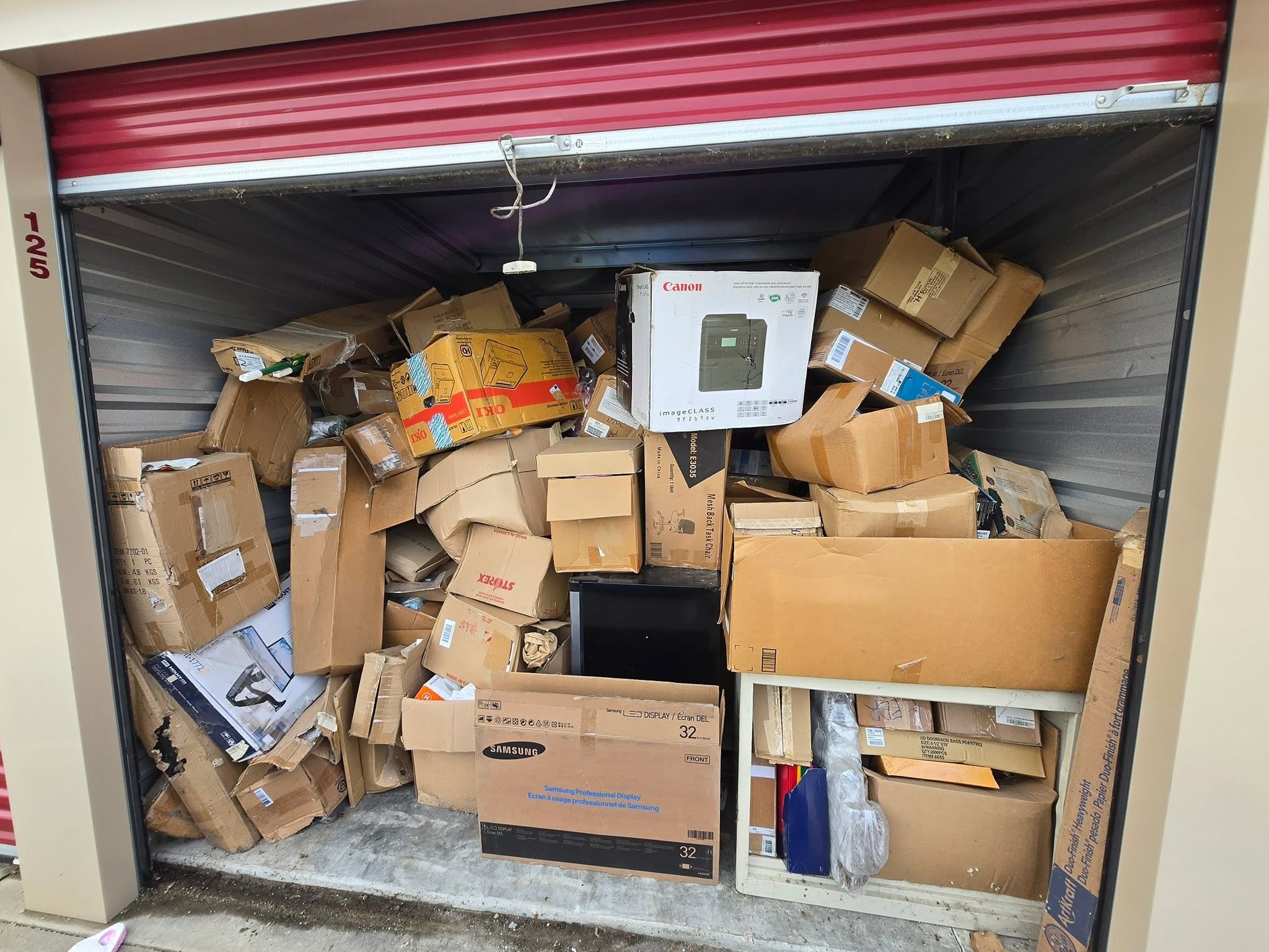 Before photo from an Operation Junk medium cleanout
