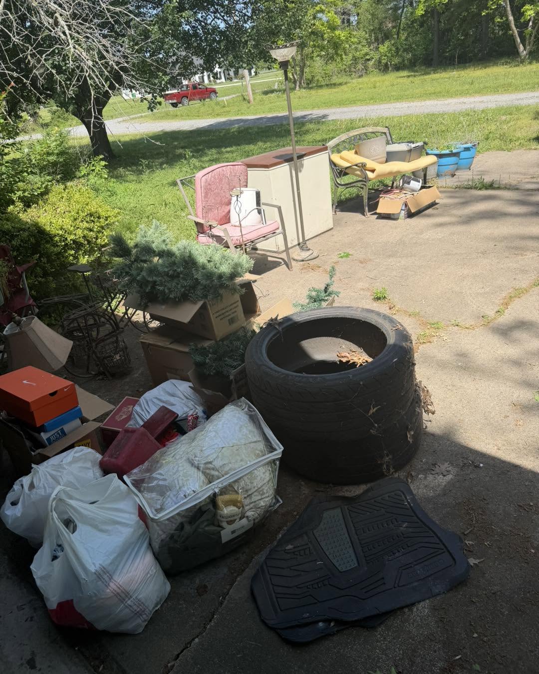 Before photo from an Operation Junk small pickup